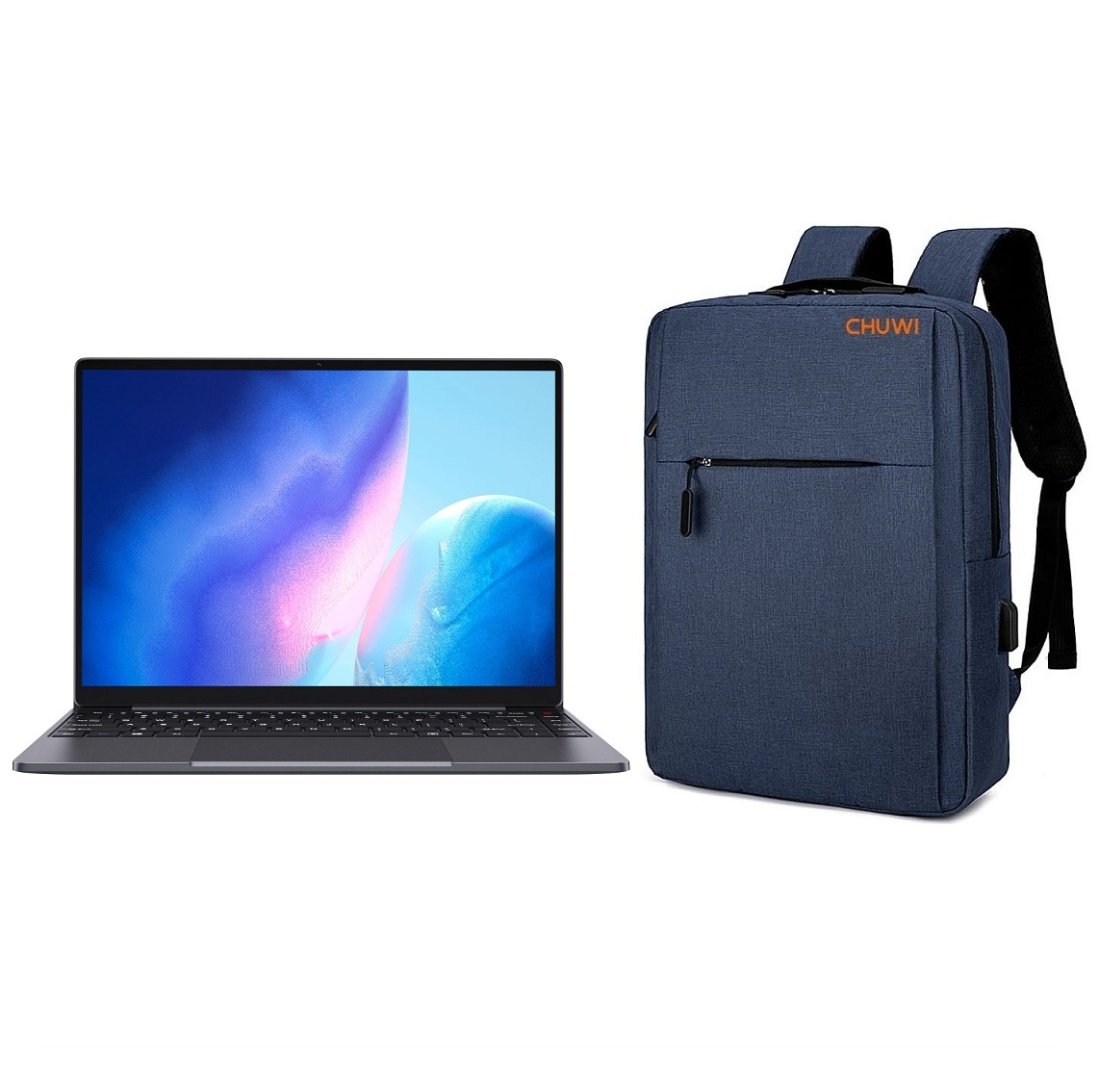 Combo Notebook Chuwi Core i9 14" FHD + Mochila 15.6" Azul